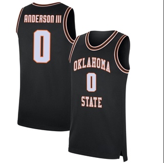 Avery Anderson III Replica Black Men's Oklahoma State Cowboys Retro Basketball Jersey