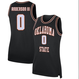 Avery Anderson III Replica Black Women's Oklahoma State Cowboys Retro Basketball Jersey
