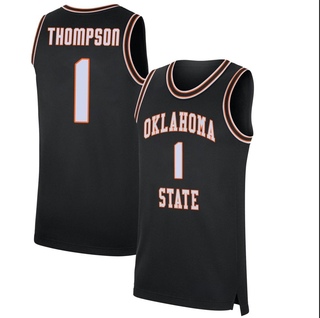 Bryce Thompson Replica Black Youth Oklahoma State Cowboys Retro Basketball Jersey