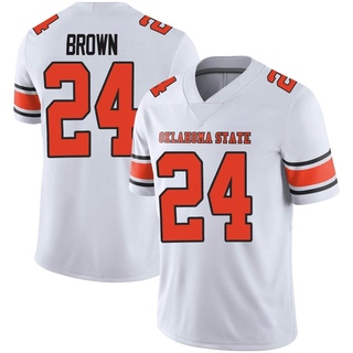 CJ Brown Limited White Youth Oklahoma State Cowboys Football Jersey