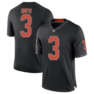 Cam Smith Game Black Youth Oklahoma State Cowboys Football Jersey