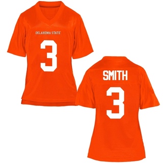 Cam Smith Replica Orange Women's Oklahoma State Cowboys Football Jersey