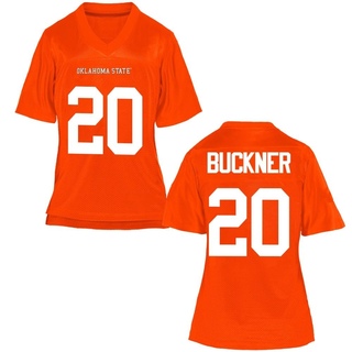 DeSean Buckner Replica Orange Women's Oklahoma State Cowboys Football Jersey