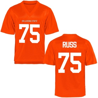 Eli Russ Game Orange Men's Oklahoma State Cowboys Football Jersey