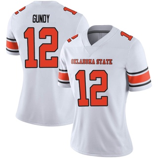 Gunnar Gundy Limited White Women's Oklahoma State Cowboys Women Football Jersey
