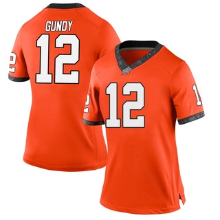 Gunnar Gundy Replica Orange Women's Oklahoma State Cowboys Football Jersey