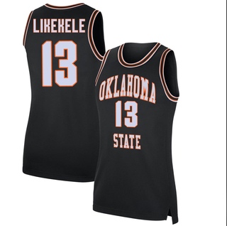 Isaac Likekele Replica Black Women's Oklahoma State Cowboys Retro Basketball Jersey