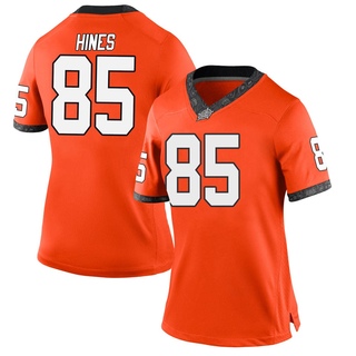 Justin Hines Game Orange Women's Oklahoma State Cowboys Football Jersey