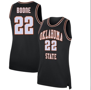 Kalib Boone Replica Black Women's Oklahoma State Cowboys Retro Basketball Jersey