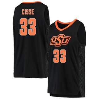 Moussa Cisse Replica Black Youth Oklahoma State Cowboys Basketball Jersey