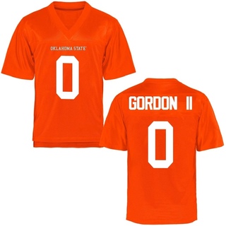 Ollie Gordon Replica Orange Men's Oklahoma State Cowboys Football Jersey