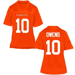 Rashod Owens Game Orange Women's Oklahoma State Cowboys Football Jersey