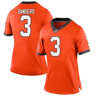 Spencer Sanders Replica Orange Women's Oklahoma State Cowboys Football Jersey